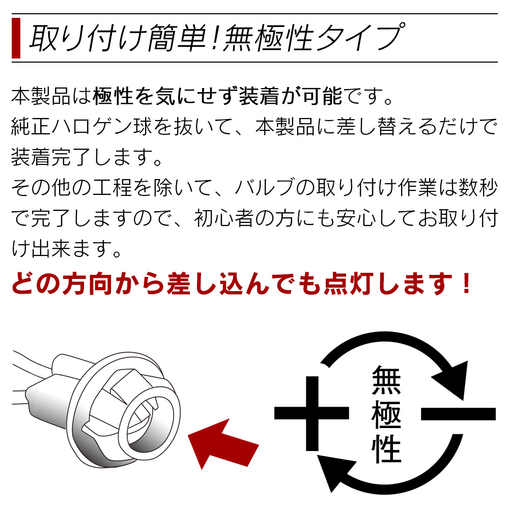 簡単 無極性
